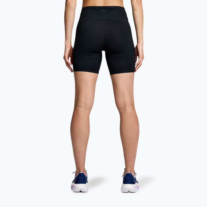 Жіночі бігові шорти Saucony Fortify 6" чорні 2