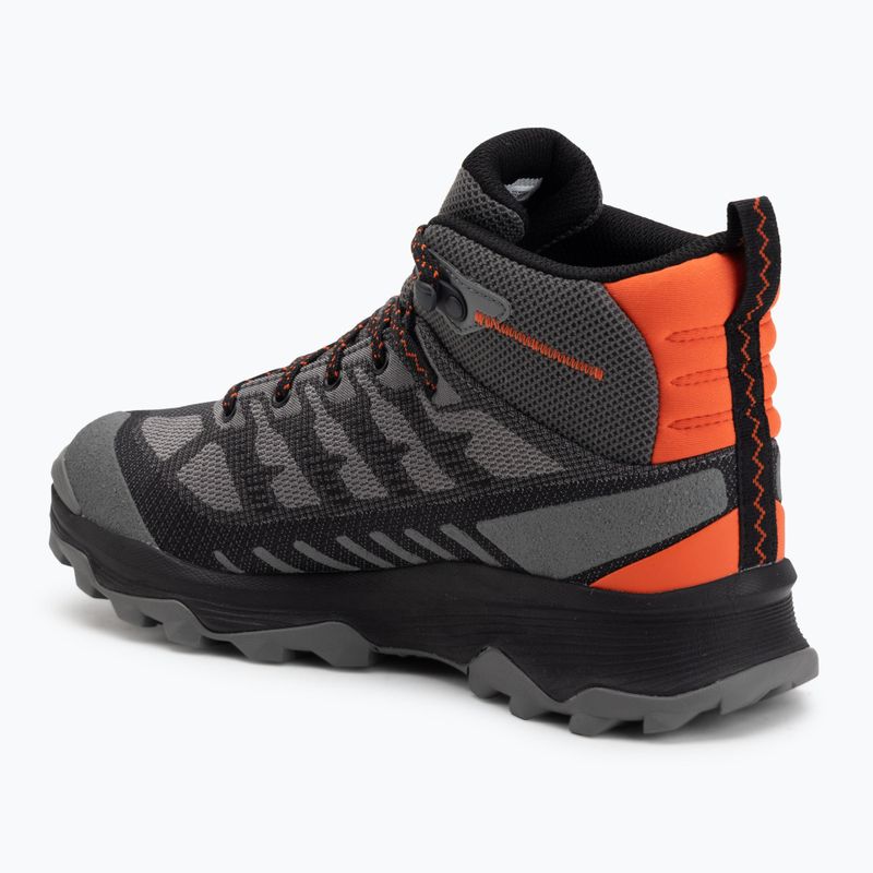 Черевики чоловічі Merrell Speed Eco Mid WP charcoal/tangerine 3