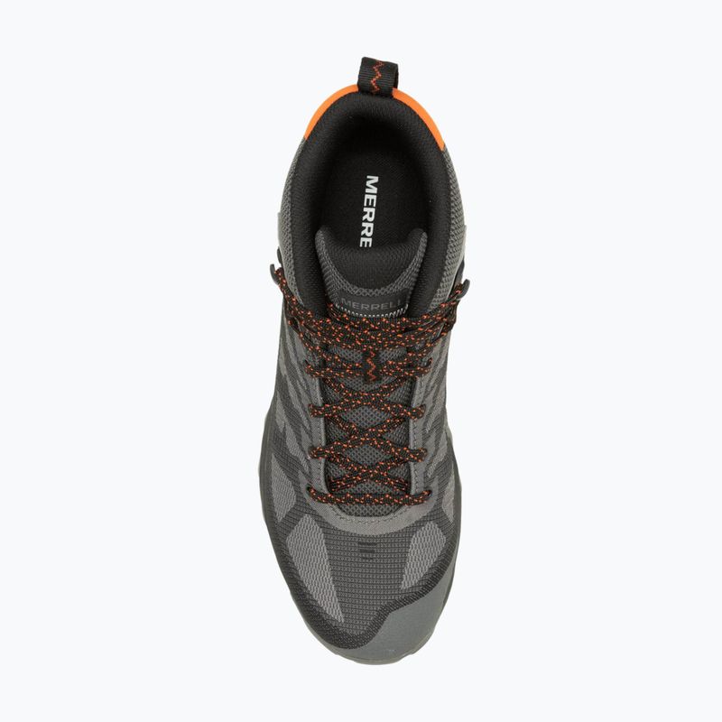 Черевики чоловічі Merrell Speed Eco Mid WP charcoal/tangerine 13
