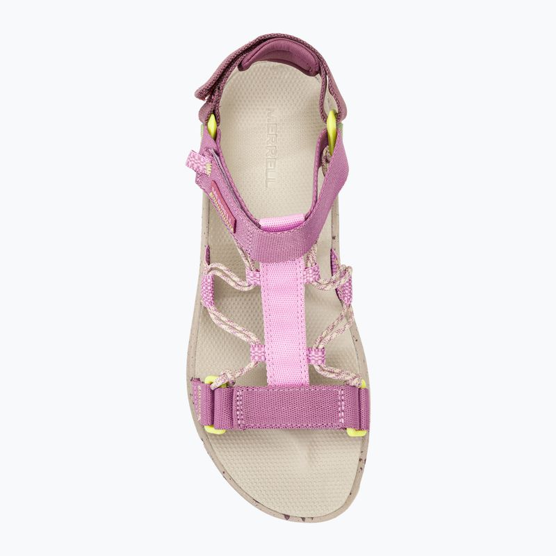 Жіночі трекінгові сандалі Merrell Bravada 2 Strap Sport лілові 5