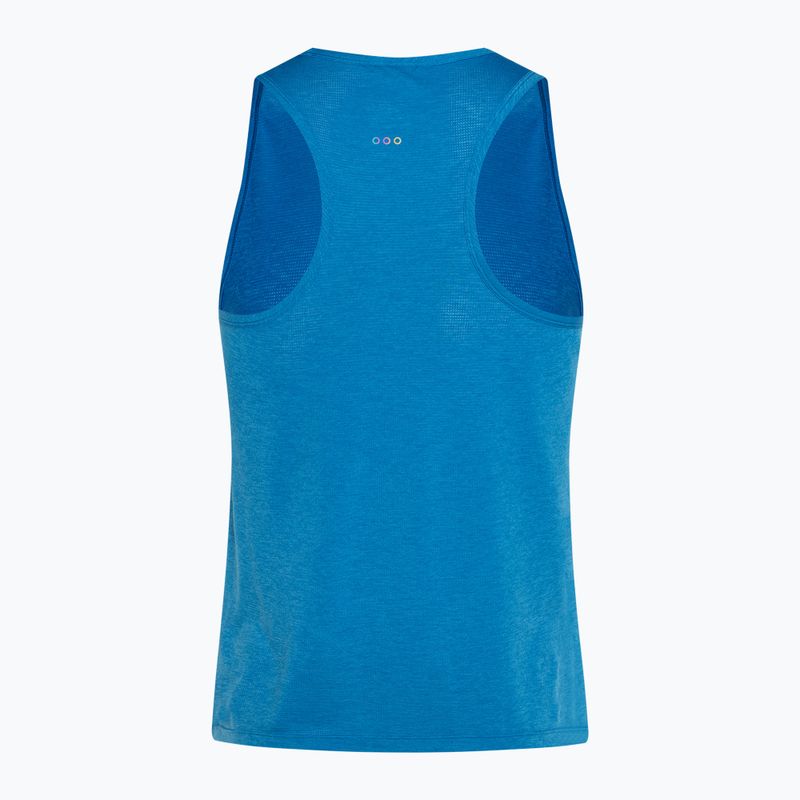 Чоловіча бігова майка Saucony Stopwatch Singlet кобальтовий верес 2