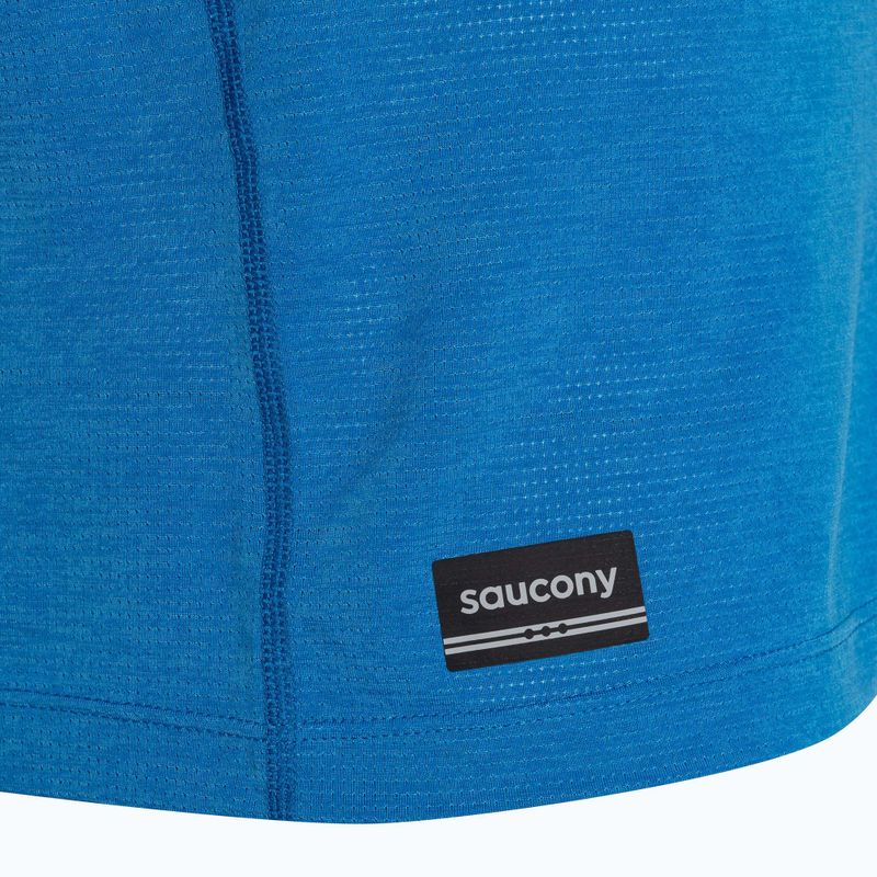 Чоловіча бігова майка Saucony Stopwatch Singlet кобальтовий верес 4