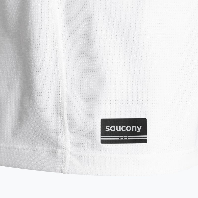 Чоловіча бігова майка Saucony Stopwatch Singlet біла 4