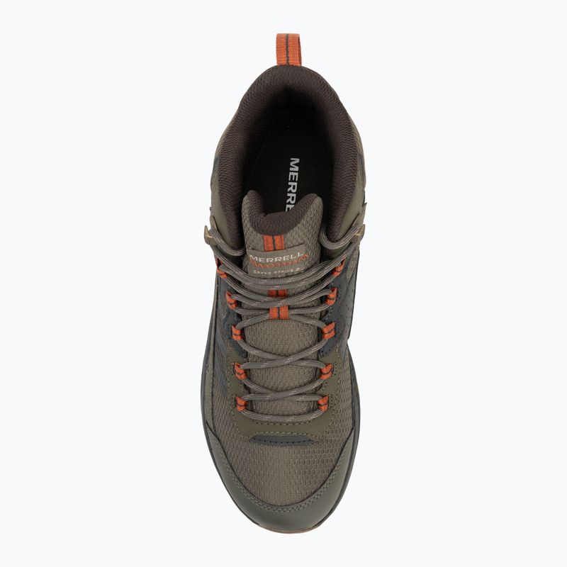 Чоловічі черевики Merrell Speed Strike 2 Mid GTX оливкового кольору 5