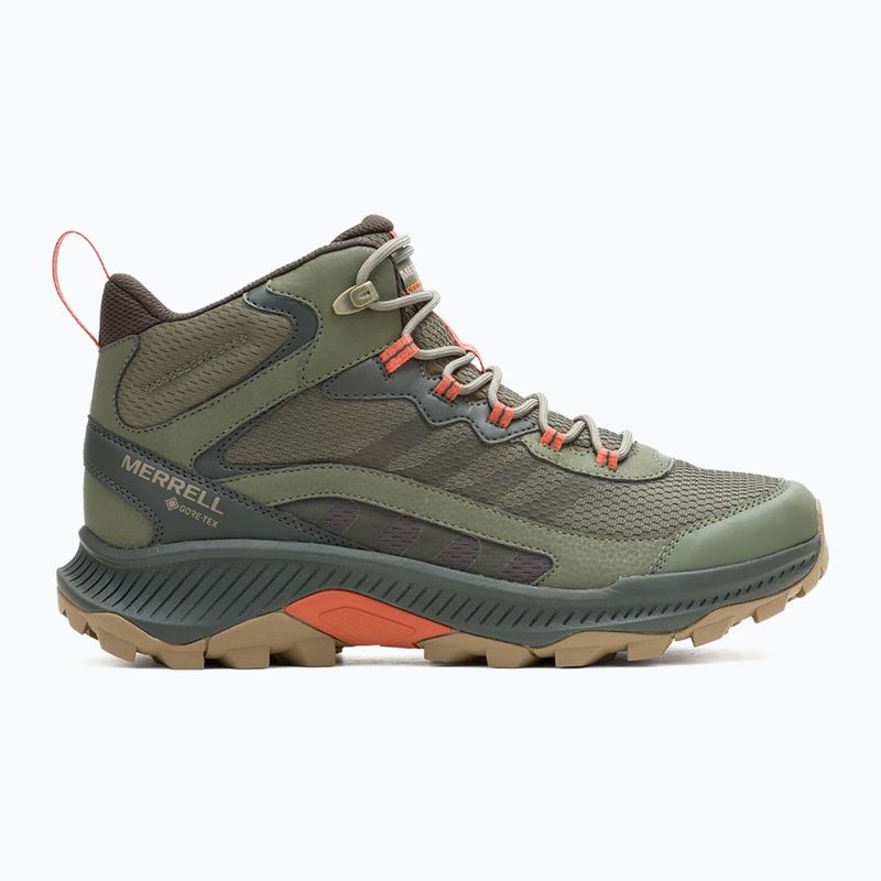Чоловічі черевики Merrell Speed Strike 2 Mid GTX оливкового кольору