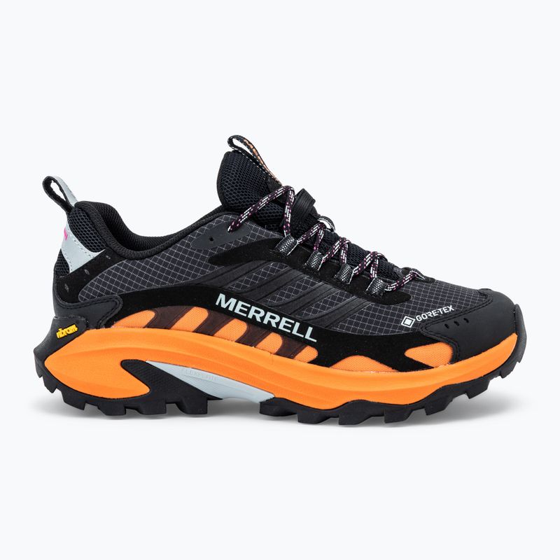 Чоловічі туристичні черевики Merrell Moab Speed 2 Gtx чорні/помаранчеві 2