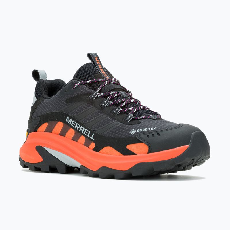 Чоловічі туристичні черевики Merrell Moab Speed 2 Gtx чорні/помаранчеві 8