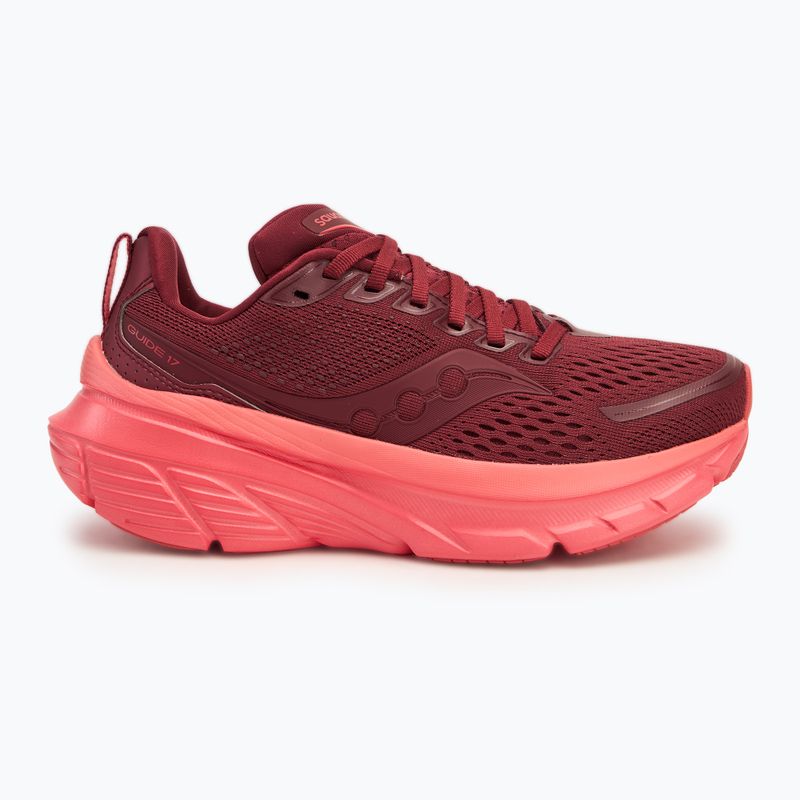 Кросівки для бігу жіночі Saucony Guide 17 currant/cayenne 2