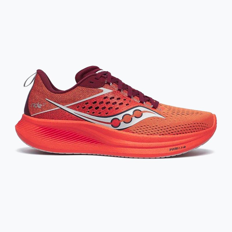 Кросівки для бігу чоловічі Saucony Ride 17 pepper/currant 8