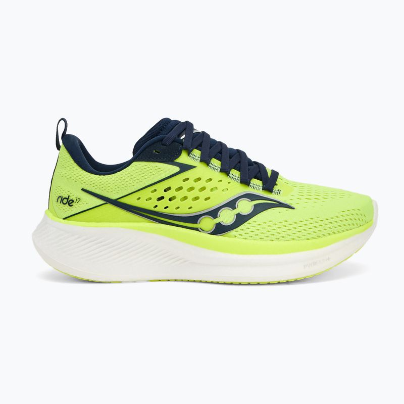 Кросівки для бігу чоловічі Saucony Ride 17 citron/navy 2