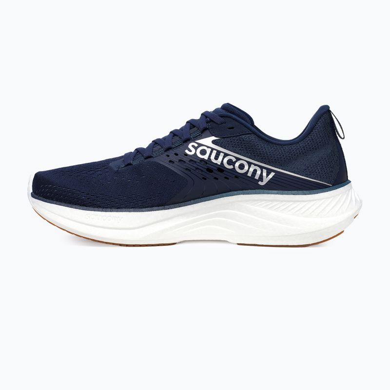 Кросівки для бігу чоловічі Saucony Ride 17 navy/ gum 2