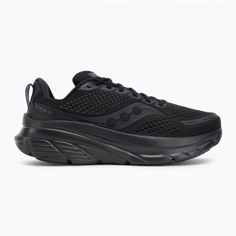 Кросівки для бігу чоловічі Saucony Guide 17 black/black 2