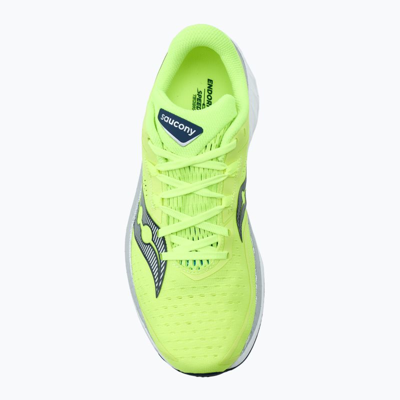 Кросівки для бігу чоловічі Saucony Endorphin Speed 4 citron/navy 5