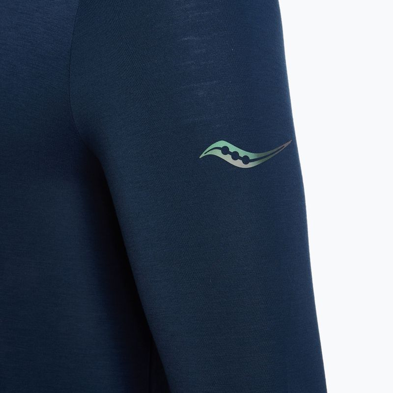 Лонгслів для бігу чоловічий Saucony Triumph navy 3