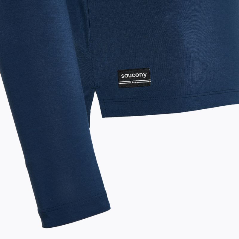 Лонгслів для бігу чоловічий Saucony Triumph navy 4