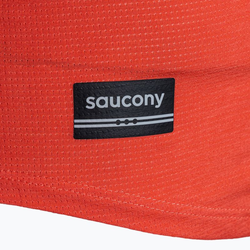 Жіночий біговий лонгслів Saucony Stopwatch cayenne heather cayenne heather 3