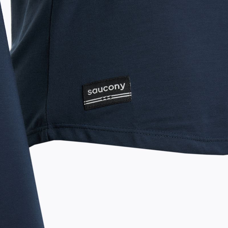Лонгслів для бігу жіночий Saucony Triumph navy 3