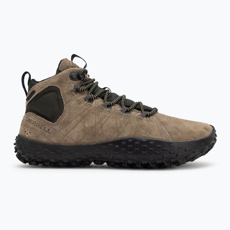 Черевики barefoot чоловічі Merrell Wrapt Mid WP olive/black 2