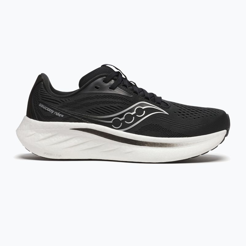 Кросівки для бігу жіночі Saucony Ride 18 black/white 8