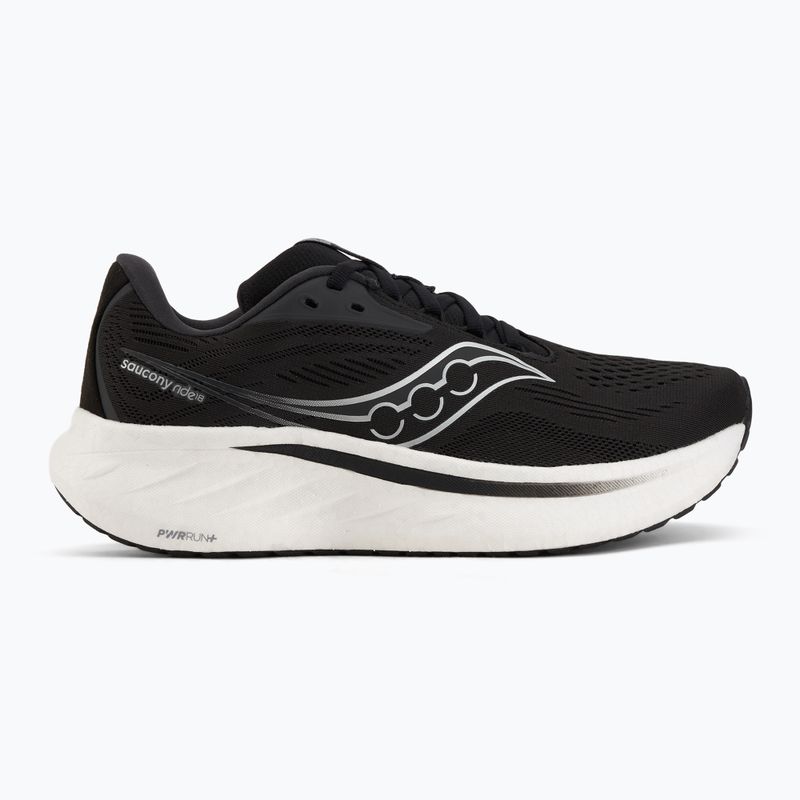 Кросівки для бігу жіночі Saucony Ride 18 black/white 2