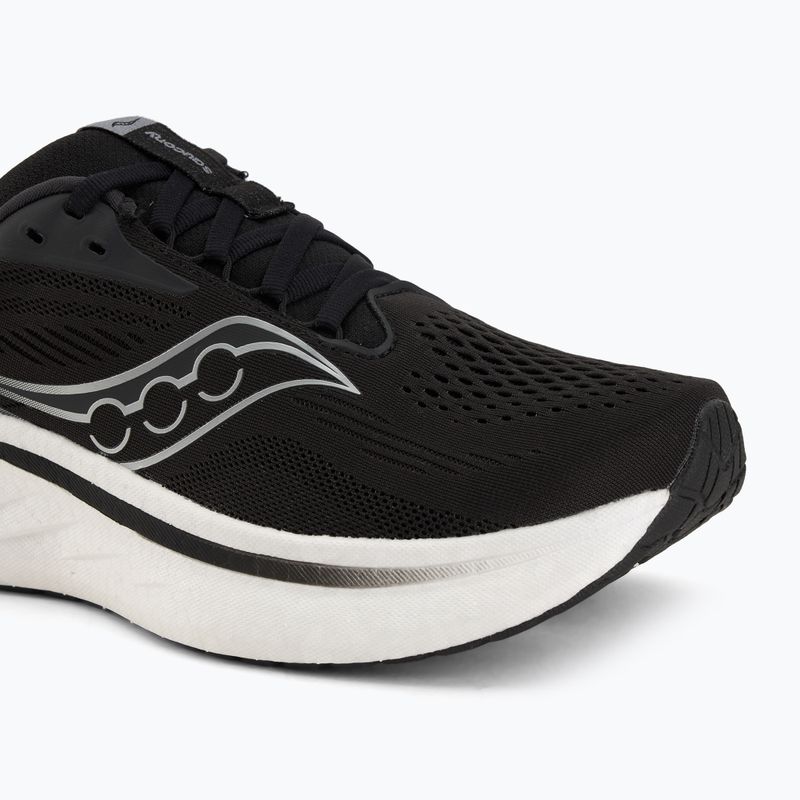 Кросівки для бігу жіночі Saucony Ride 18 black/white 7