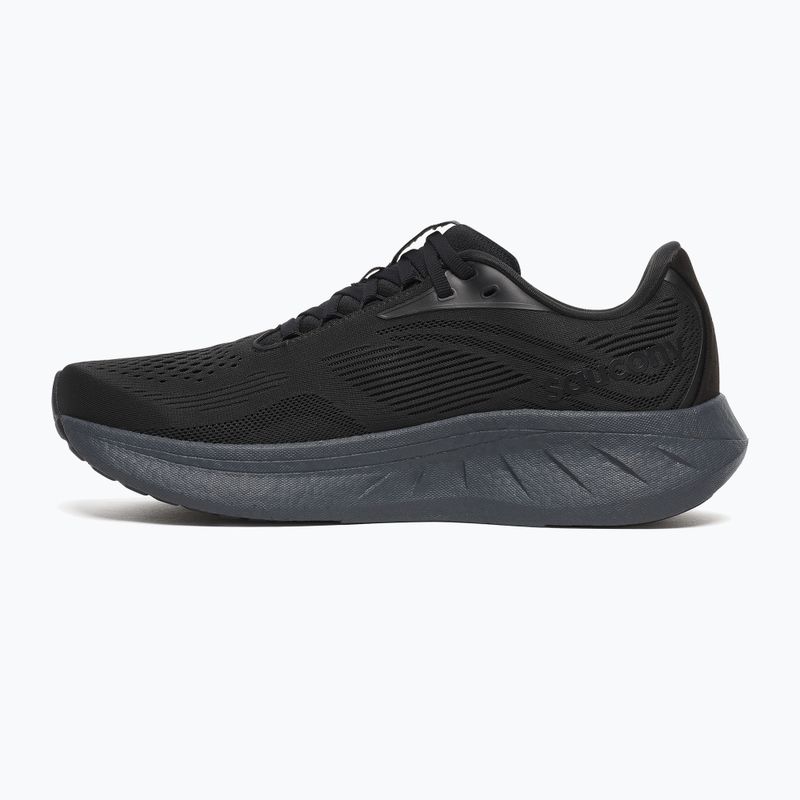 Кросівки для бігу чоловічі Saucony Ride 18 black/shadow 2