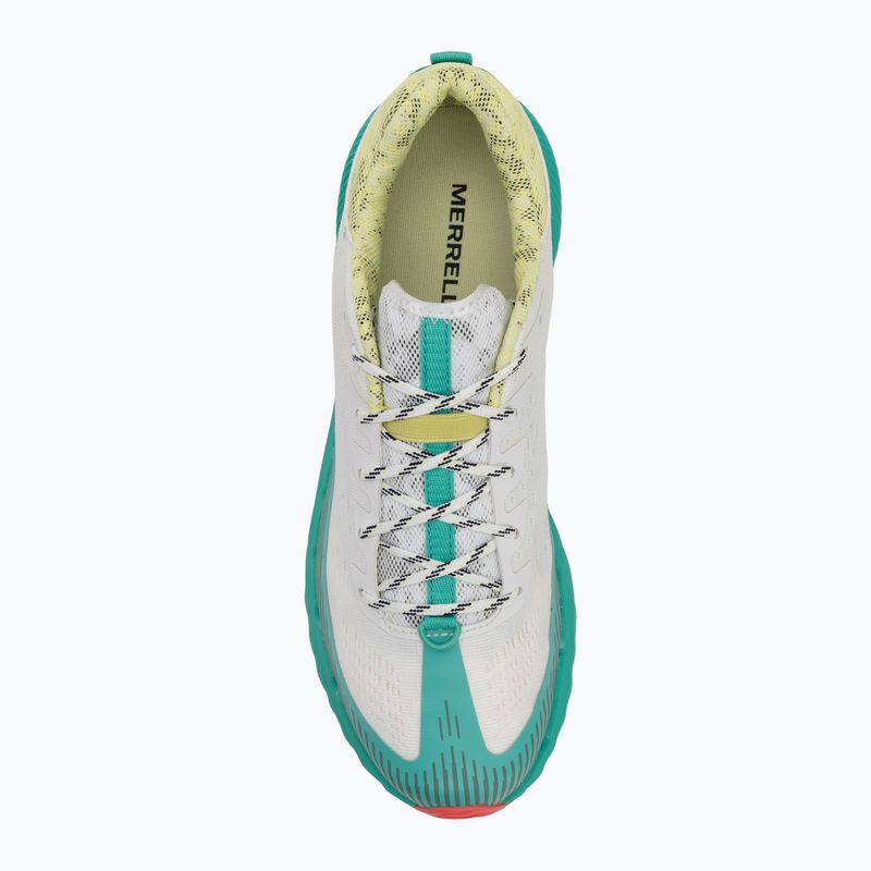 Чоловічі бігові кросівки Merrell Agility Peak 5 білі/бірюзові 5