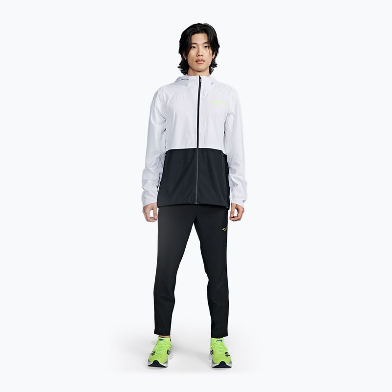 Куртка для бігу чоловіча Saucony Elite Runshield black/white 2