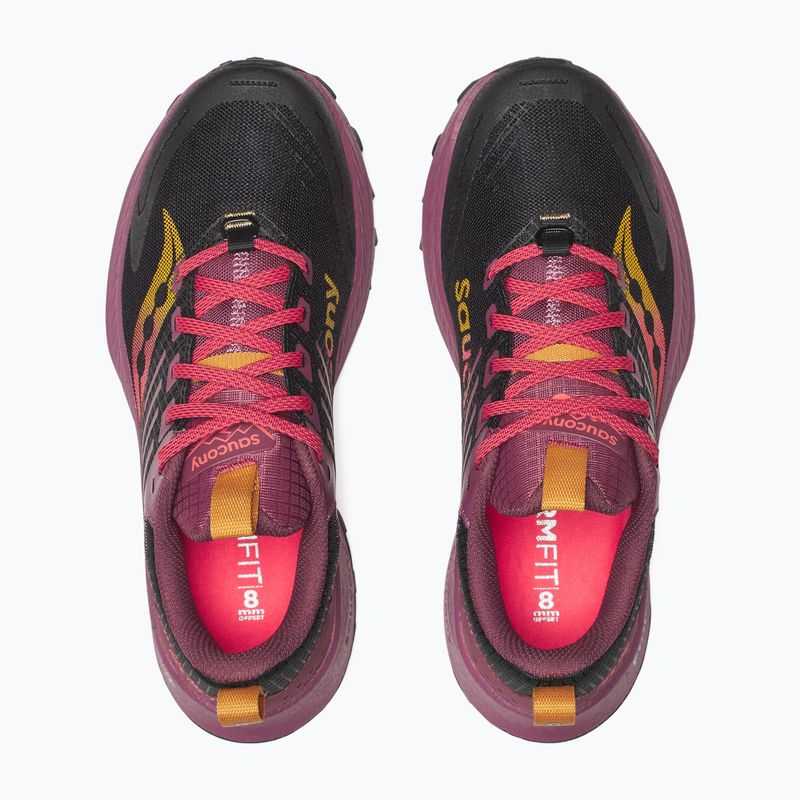 Кросівки для бігу жіночі Saucony Ride Trail 2 black/terra 12