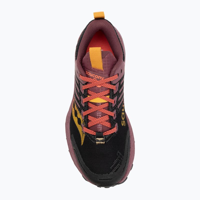 Кросівки для бігу жіночі Saucony Ride Trail 2 black/terra 5