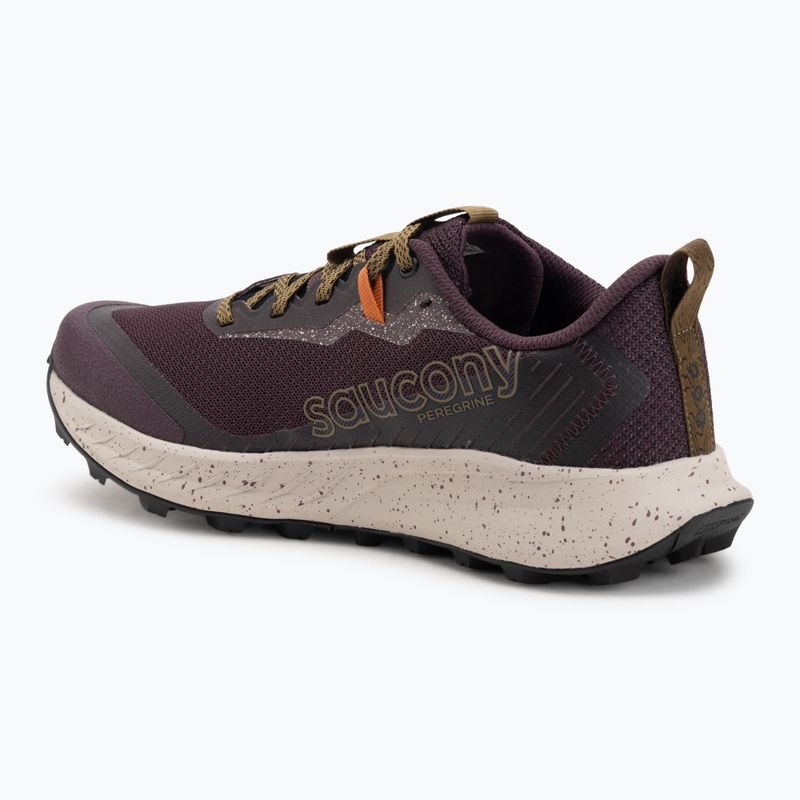 Кросівки для бігу чоловічі Saucony Peregine 15 wine/kodiak 3