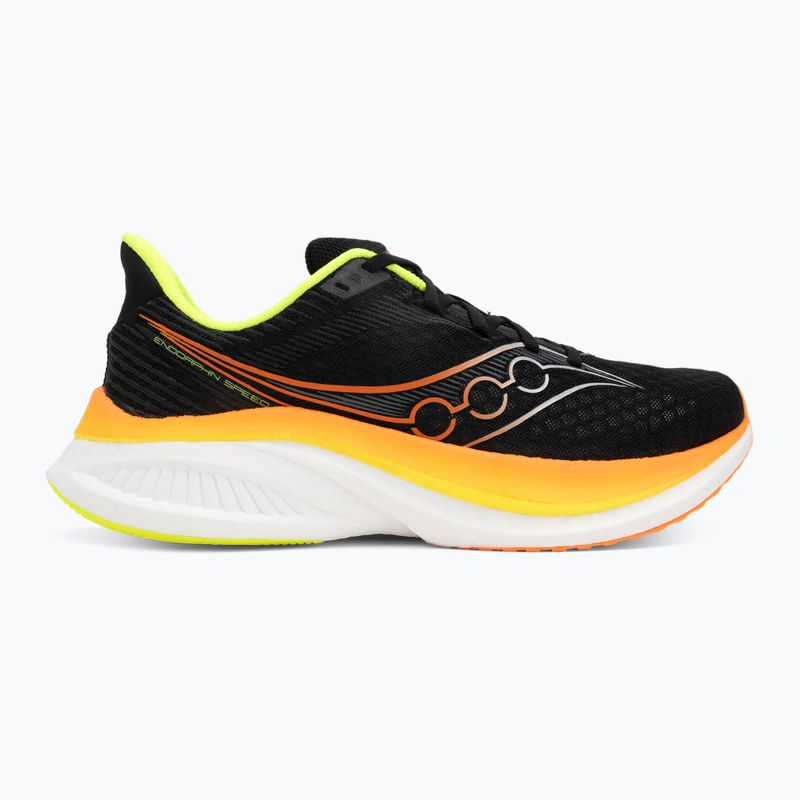 Кросівки для бігу чоловічі Saucony Endorphin Speed 5 black/vo2 2