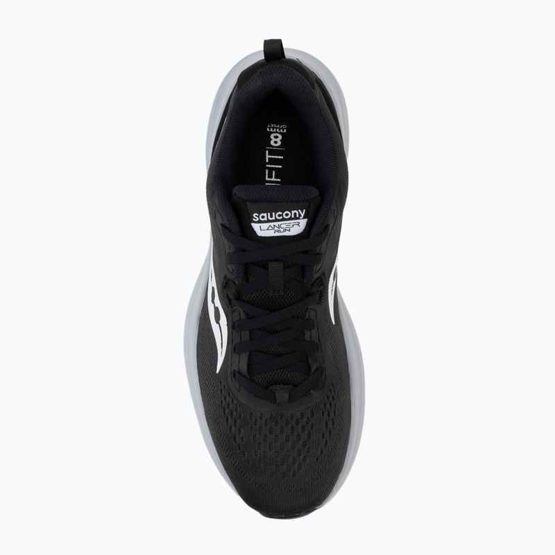 Кросівки для бігу чоловічі Saucony Lancer black/white 5