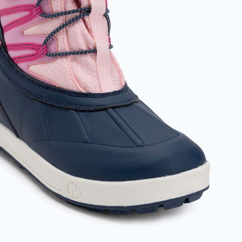 Черевикі зимові дитячі Merrell Snow Bank 5.0 WP navy/pink 7