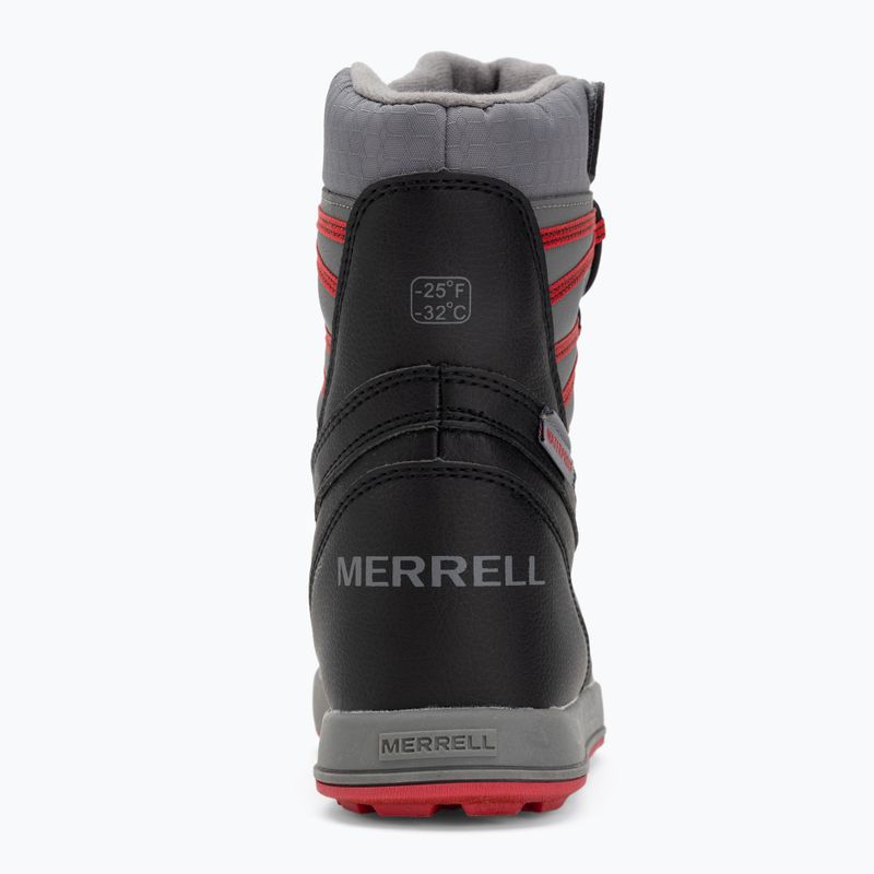 Черевикі зимові дитячі Merrell Snow Bank 5.0 WP black/red 6