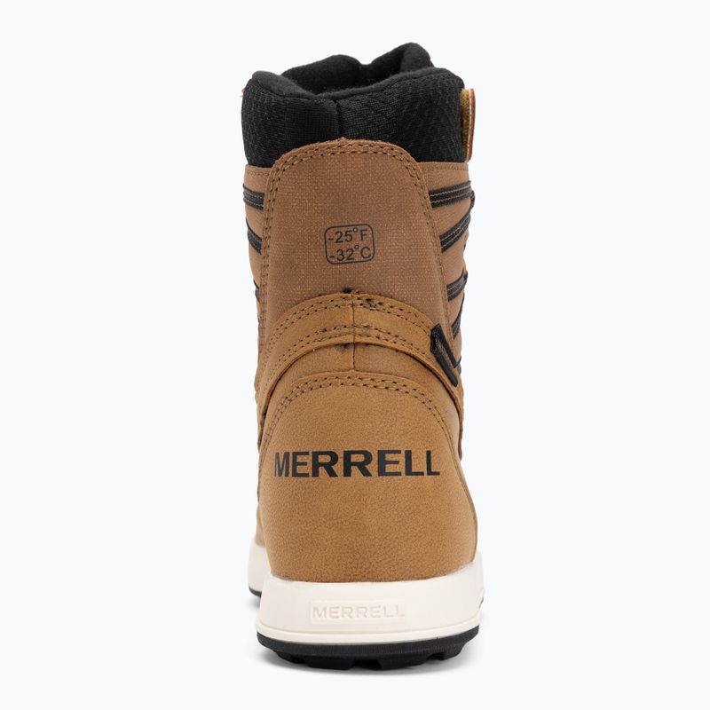 Черевикі зимові дитячі Merrell Snow Bank 5.0 WP wheat/black 6