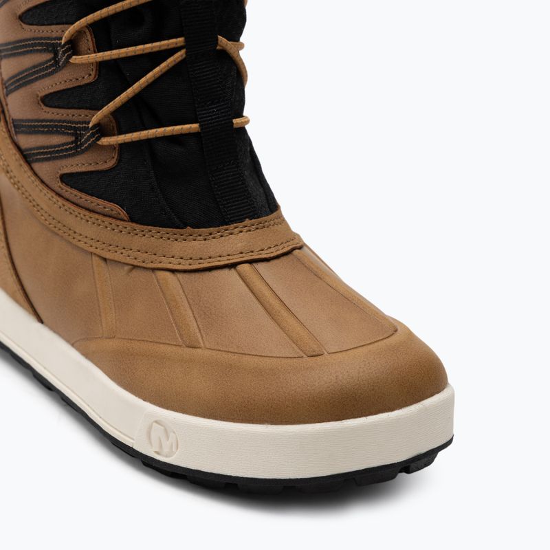 Черевикі зимові дитячі Merrell Snow Bank 5.0 WP wheat/black 7