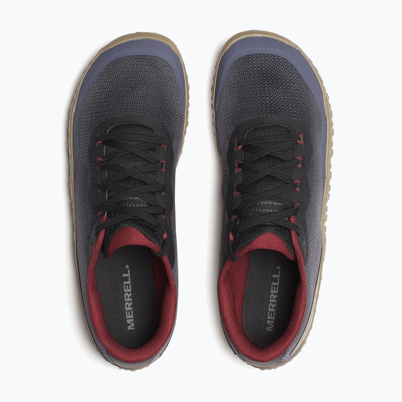 Кросівки barefoot чоловічі Merrell Vapor Glove 7 black/comet 4