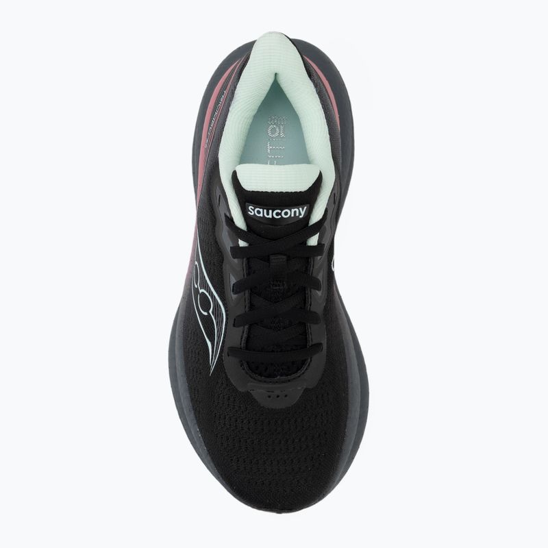 Кросівки для бігу жіночі Saucony Triumph 23 black/calm 5