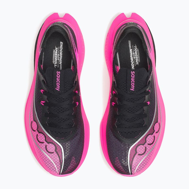 Кросівки для бігу жіночі Saucony Endorphin Pro 5 black/shock 6