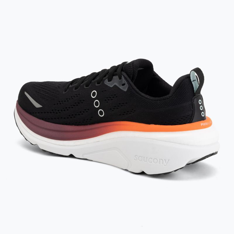 Кросівки для бігу чоловічі Saucony Hurricane 25 black/crimson 3
