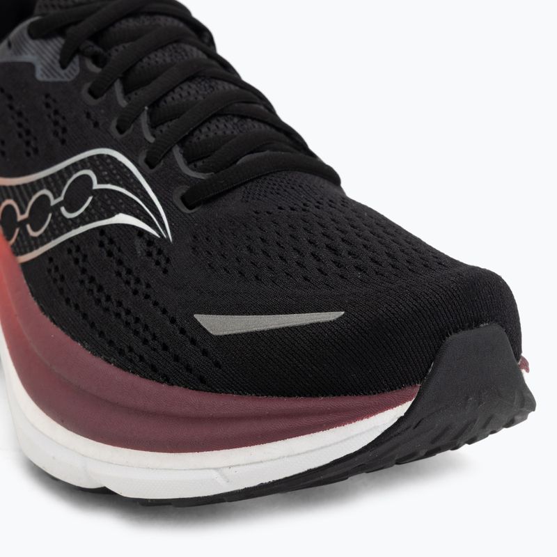 Кросівки для бігу чоловічі Saucony Hurricane 25 black/crimson 7