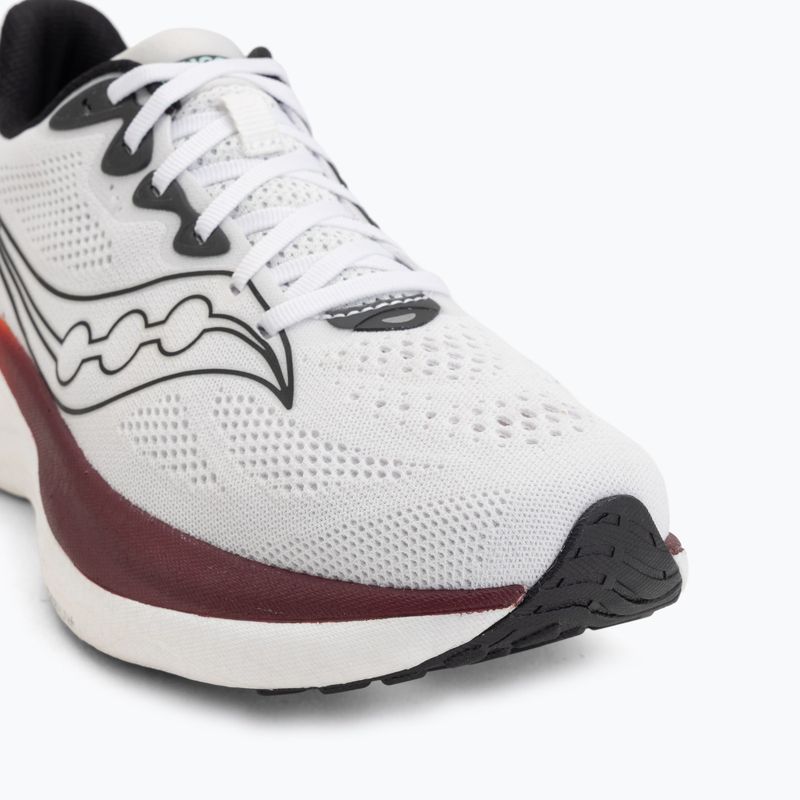 Кросівки для бігу чоловічі Saucony Ride 19 white/crimson 7