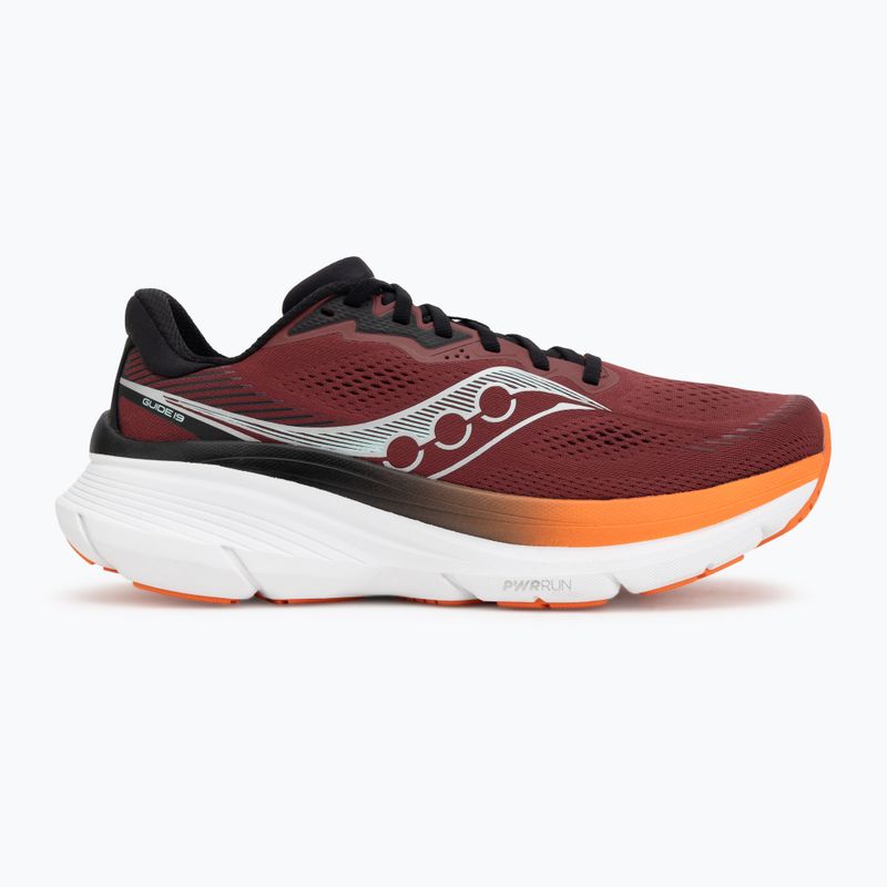 Кросівки для бігу чоловічі Saucony Guide 19 crimson/fire 2