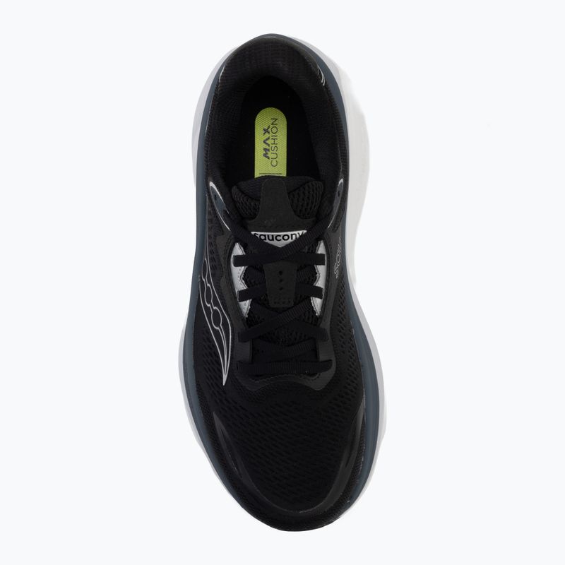 Кросівки для бігу чоловічі Saucony Hurricane 26 black/silver 5