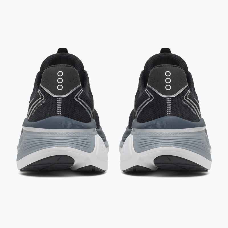 Кросівки для бігу чоловічі Saucony Hurricane 26 black/silver 4