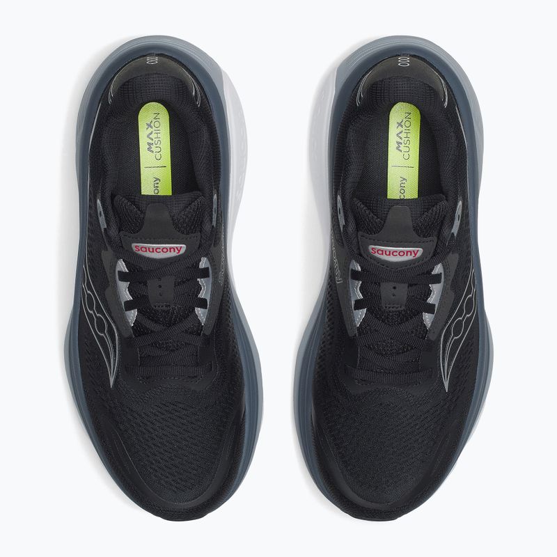 Кросівки для бігу чоловічі Saucony Hurricane 26 black/silver 6