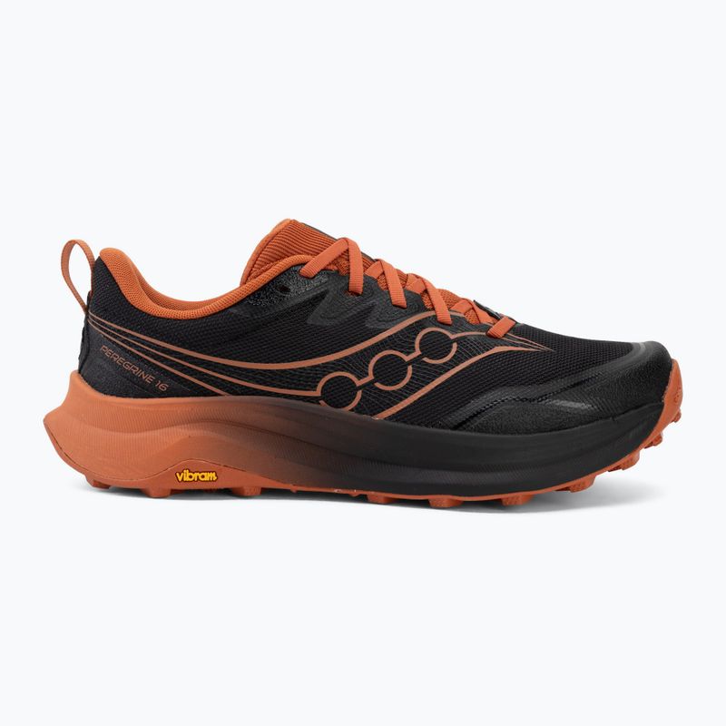 Кросівки для бігу чоловічі Saucony Peregrine 16 black/rust 2