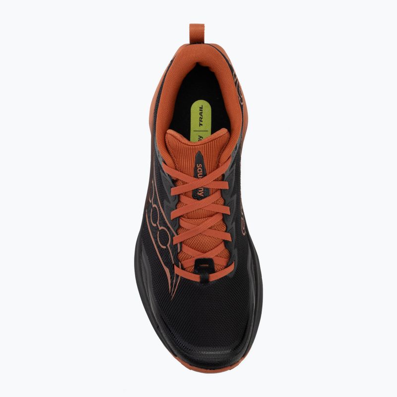 Кросівки для бігу чоловічі Saucony Peregrine 16 black/rust 5