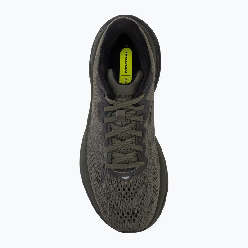 Кросівки для бігу чоловічі Saucony Ride 19 fatigue/black 5